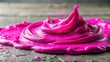 © ศุภารักษ์ วงค์อินทร์ - Close-up of fuchsia slime on a dirty background, close-up, slime, wet, juicy, colorful