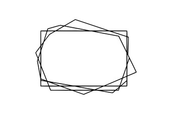 Poster - Geometric shapes with abstract graphic design creating dynamic patterns and modern visuals