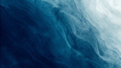 Leinwandbilder - Abstract watercolor paint background by gradient deep blue color with liquid fluid grunge texture for background, banner, artistic splash design, dreamy ink pattern, soft motion painting effect
