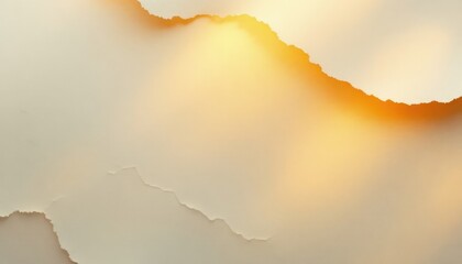 Poster - Torn paper with warm light and shadows