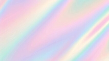 Poster - Horizontal abstract pastel holographic texture design for pattern and background, iridescent dreamy shimmer effect backdrop with soft colorful gradient ideal for modern digital visuals