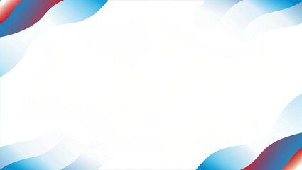Aufkleber - Modern liquid red abstract background. Red white fluid banner template for social media, web sites. Wavy shapes. Vibrant, dynamic design backdrop for promotions, presentations, or branding use