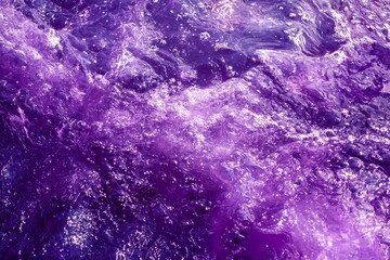 Wall Mural - violet colored clear water. crystal clear ocean water surface on a tropical exotic beach.