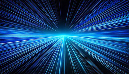 Wall Mural - Abstract blue light rays background Night starry sky. Meteor shower, abstract space background. Expressway in long delay, with car lights at night on autobahn. Vector glitter light fire flare trace.