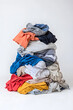 © Oksana - Big pile of dirty laundry, isolated on white background
