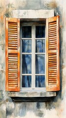 Canvas Print - The Shuttered Window, Avoidant Personality Disorder