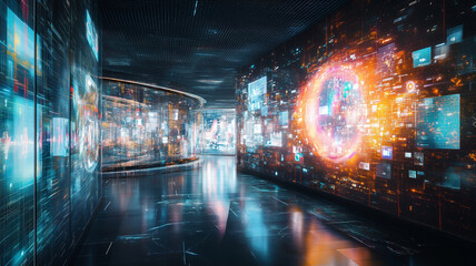Poster - Exploring a vibrant digital social hub with immersive reality layers