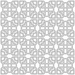 © D2SP  - Symmetrical black line art creates a seamless geometric pattern on a white background. Ideal for coloring books, artistic designs, or backgrounds.