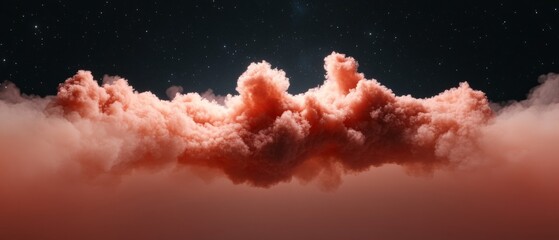 Aufkleber - Galactic Vortex Illumination Ethereal Nebula in Star-Filled Void - Stunning Celestial Imagery for Digital Marketing and Astronomical Research Innovations