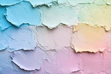 Poster - Pastel textured gradient background with soft blue, pink, purple, and green hues ideal for elegant banners, posters, and creative header designs for modern aesthetics