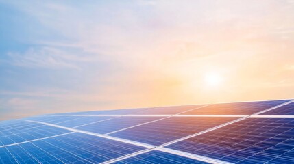 Poster - Solar Minimalism Expansive Solar Farm Under Subdued Sky Renewable Energy Solutions for Urban Sustainability and Climate Adaptation in Modern Infrastructure