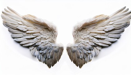 angel wings isolated