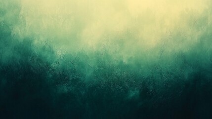 Poster - A dreamy textured gradient featuring soothing shades of green and yellow.