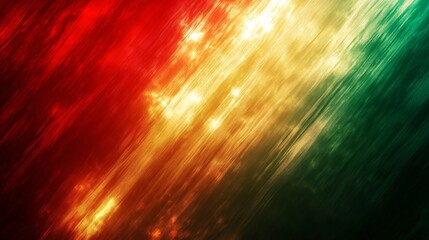Aufkleber - Abstract gradient with red, gold, and green hues, creating a vibrant and dynamic background.
