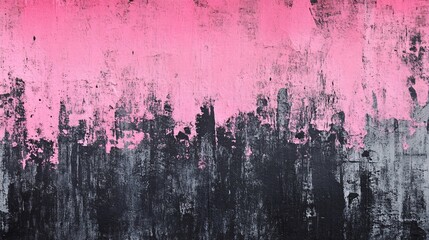 Poster - A vibrant gradient of pink and black hues creates an abstract texture, evoking creativity and modernity.