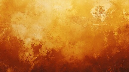 Poster - A warm golden abstract background with rich orange and yellow hues, ideal for artistic designs.