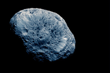 Wall Mural - asteroid in space, on a dark background. elements of this image furnished by nasa