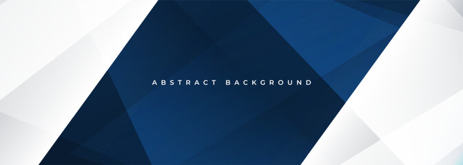 Wall Mural - white and blue abstract background business presentation with geometric lines and shapes. vector ill