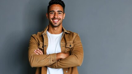 Wall Mural - The Smiling Young Man