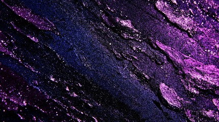 Poster - Abstract texture of purple and black colors creating a mystical ambiance.