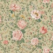 © nrv - Classic wallpaper vintage flower pattern background