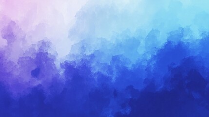 Aufkleber - A vibrant abstract watercolor background featuring soft gradients in shades of blue and purple.