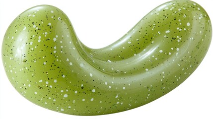 Poster - Abstract Green Glitter Object, Close-up Shot