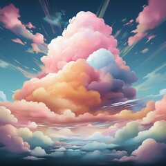 Poster - clouds in the sky