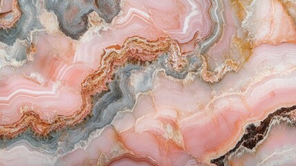 Poster - High resolution pink marble texture background pattern for elegant design and decor applications