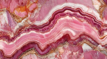 Poster - Pink marble texture background pattern showcasing intricate layers and vibrant hues in high resolution ideal for elegant design projects.