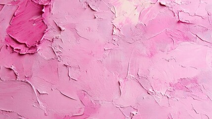 Poster - Textured pink cement background with abstract layers and brush strokes for creative design and stylish applications