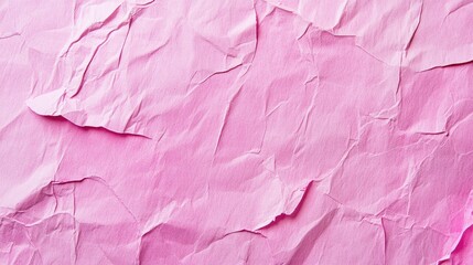 Poster - crumpled pink paper texture ideal for creative backgrounds and design projects