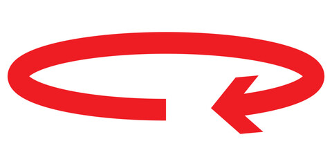 Fototapete - Round and Rotation arrow icon with angle 45, 90, 180, 360 degrees vector illustration. angles of turn swivel icon 45 to 360 degrees icon.