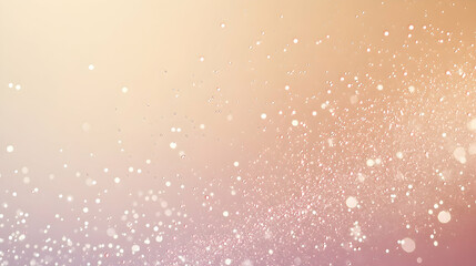 Wall Mural - mist particles shimmering gracefully against a muted beige and rose gradient backdrop, softly lit fo