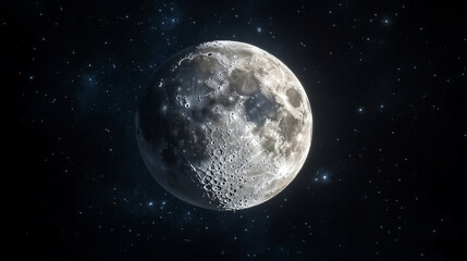 crescent moon against a dark background symbolizing celestial beauty and the wonder of astronomy wit