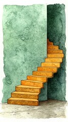 Wall Mural - The Infinite Staircase, Specific Phobias