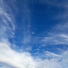 Wall Mural - blue sky with clouds