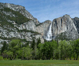 waterfall in yosemite