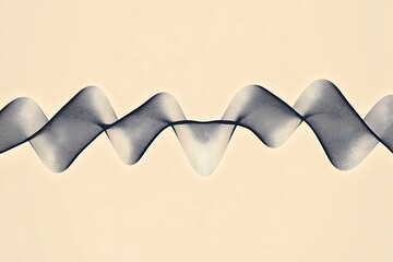 Canvas Print - Abstract Wave Design Graphic