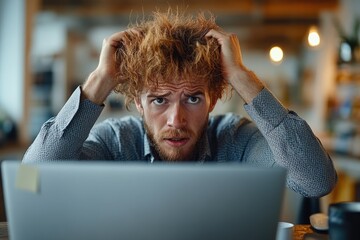 Poster - a person working on a laptop