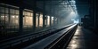 © Normal Desing - Showcasing silhouettes of automated conveyor belts in industrial warehouse photography dimly lit environment for enhanced visual impact