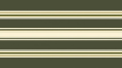 Poster - Horizontal stripes in shades of green and beige create a visually appealing pattern, forming a modern and stylish backdrop suitable for various design applications