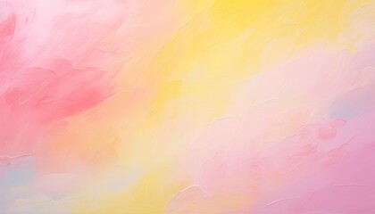 Wall Mural - abstract watercolor background, clouds, smoke, pink yellow, paint texture