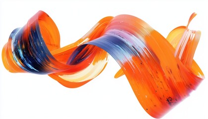 Poster - White Canvas: Create Artistic Masterpieces With Render, Abstract Brush Strokes, Smears, Paint Splashes, Splatters, Spirals, Ribbons, Tapes, And Clip Art