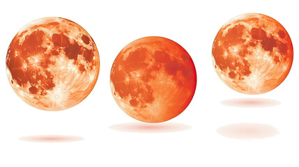 Poster - Full Moons Collection Showcasing Vibrant Lunar Beauty Generative AI