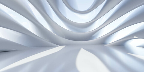 Poster - Futuristic Abstract Interior Design wallpaper background