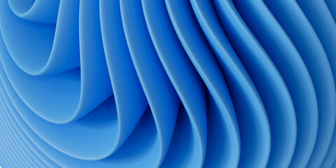 Poster - Abstract Blue Waves Texture wallpaper background