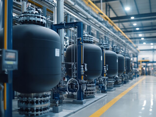 Poster - Industrial water management systems in factory setting