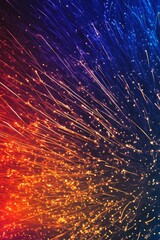 Wall Mural - a vibrant gradient background with festival fireworks colors.featuring bright reds, blues, and yello
