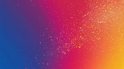 Wall Mural - a vibrant gradient background with fiesta party colors.featuring bright reds, blues, and yellows.con